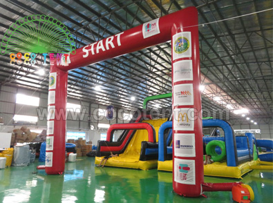 Start or finish-line Inflatable Arch for sporting event