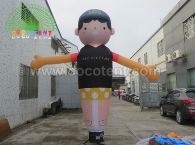 Custom Special Cartoon Puppet Inflatable Sky Air Dancer