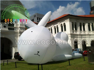 Evergreen Inflatable Rabbit for Exhibition