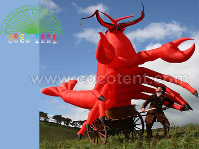 Advertising Inflatable Lobster Shape Models