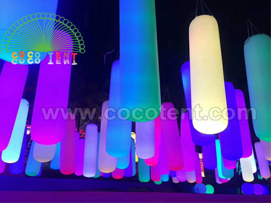 Outdoor Inflatable Decoration Lighting Tube for Festivals