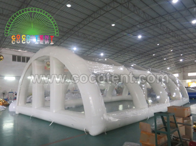 Customized Transparent  Dome Inflatable Swimming Pool Cover