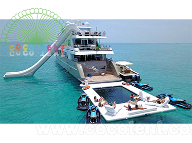 Floating Swimming Pool Yacht Platform Jellyfish Pool