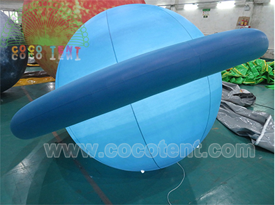Inflatable Saturn Balloon with Rings