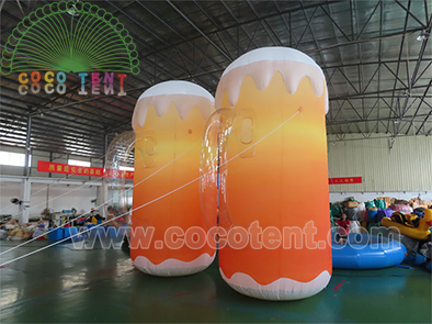 Inflatable Beer Mug Glass Bottle Replica