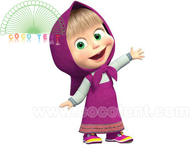 Masha Character Dress Mascot Costume