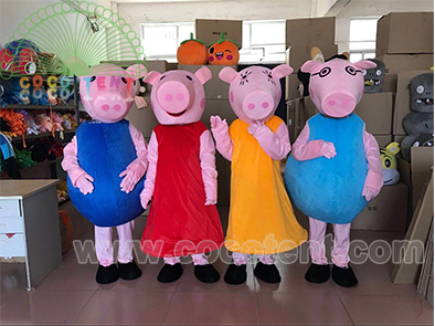 Peppa Pig Cartoon Mascot Costume