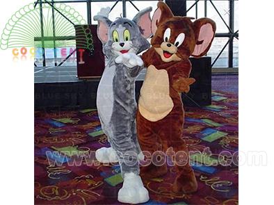 Tom and Jerry Cartoon Character Mascot Costume